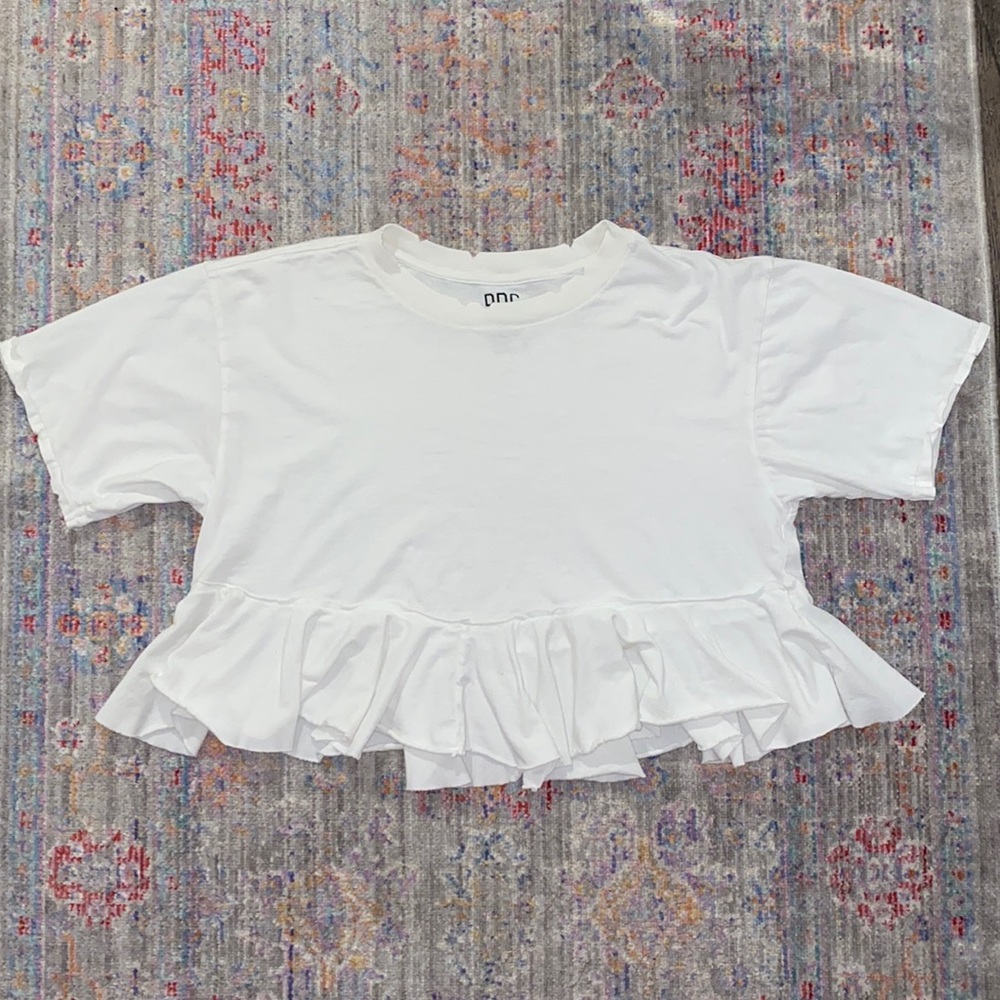 BDG Distressed Peplum T-Shirt